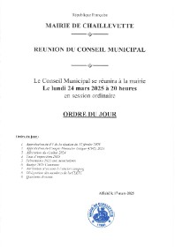 CONSEIL MUNICIPAL