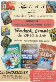 CCAS - SOIRÉE JEUX