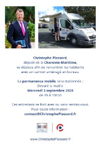 CHRISTOPHE PLASSARD - DÉPUTÉ - 