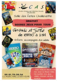 CCAS - SOIRÉE JEUX 