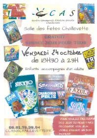 CCAS - SOIRÉE JEUX 