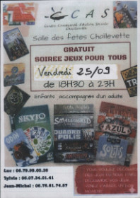 CCAS - SOIRÉE JEUX